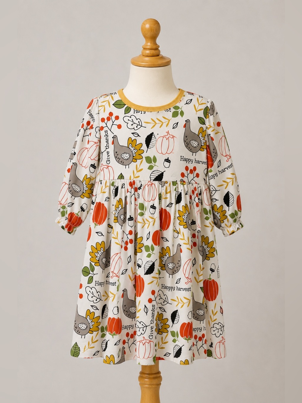 Thanksgiving Harvest Bamboo Dress from Tesa Babe SZ 4T​​​